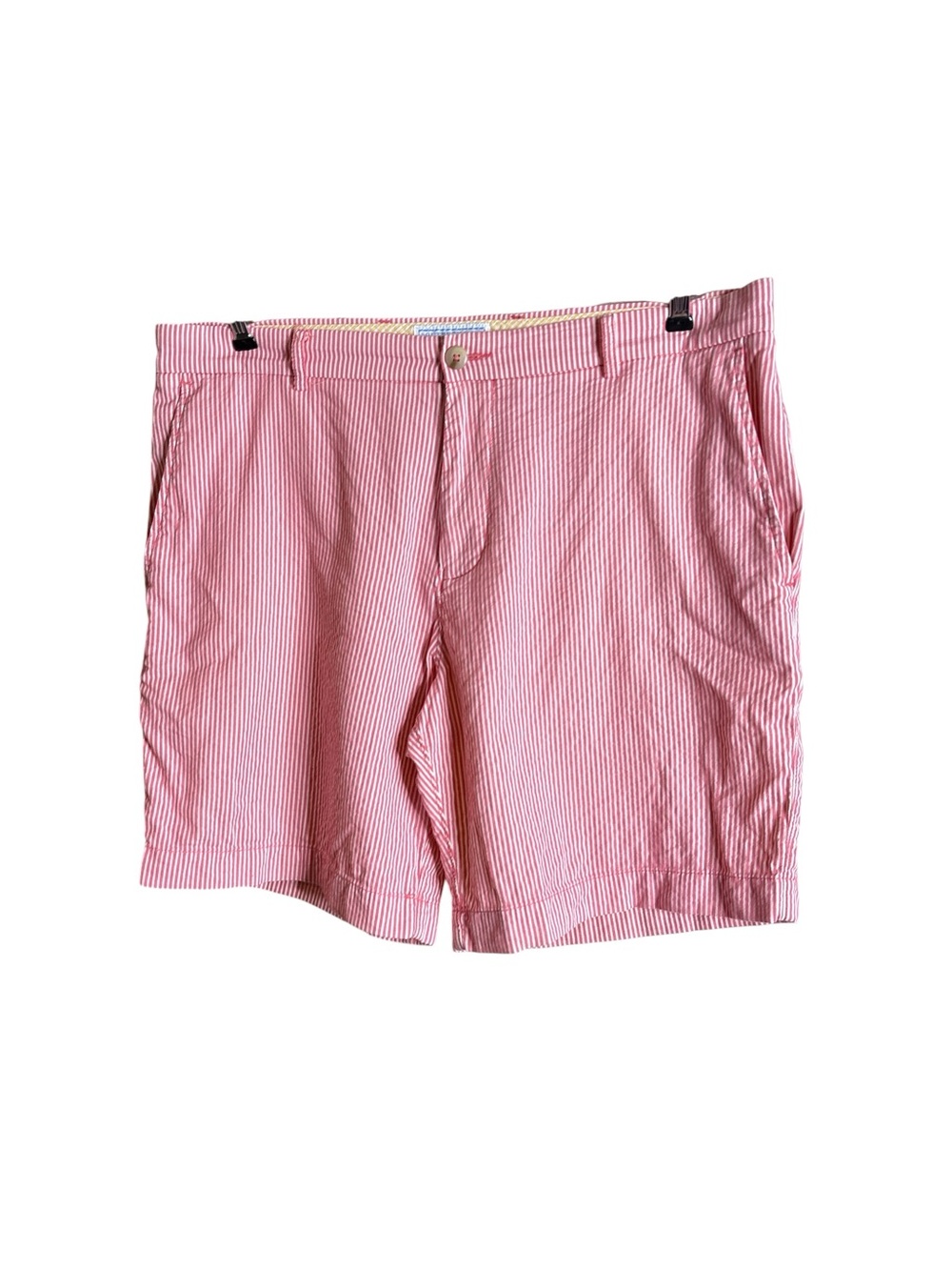 Shorts 34 Red White Seersucker Southern Tide Skipjack